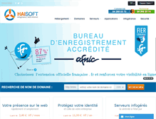 Tablet Screenshot of haisoft.fr
